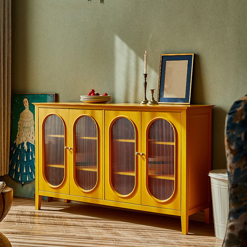 Armadietto di vetro di vetro scandinavo per esposizioni in vetro per soggiorno per soggiorno