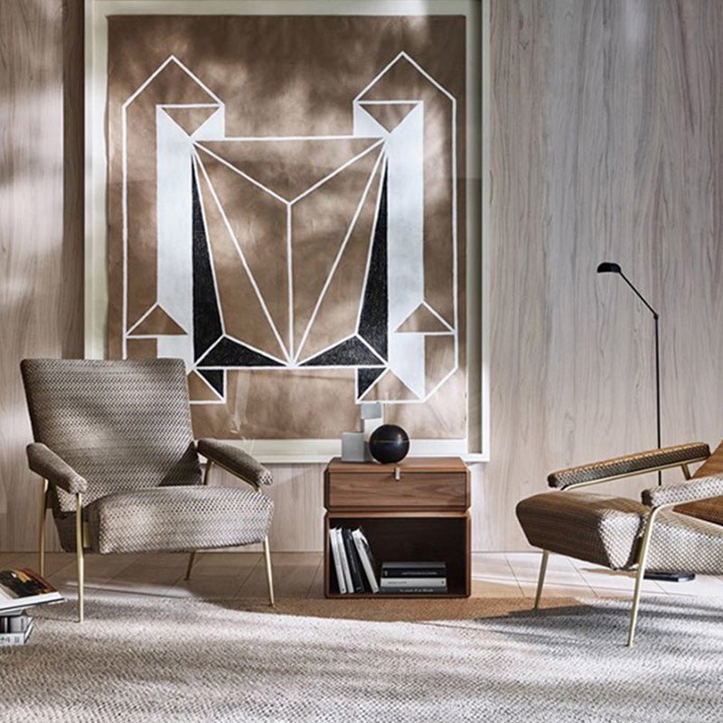 Moderna mesa de acento nocturno gabinete de madera maciza para dormitorio