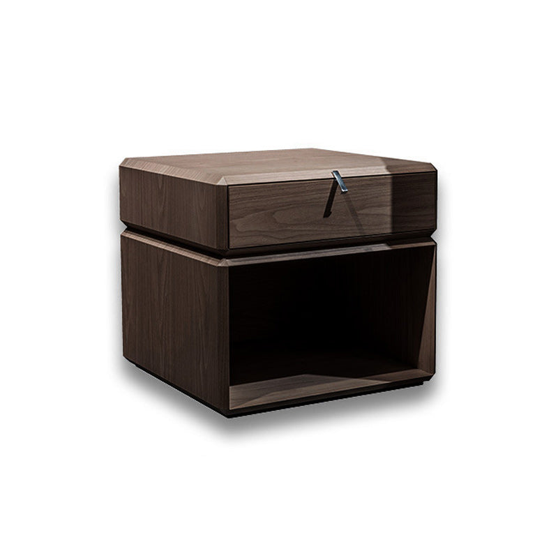 Moderna mesa de acento nocturno gabinete de madera maciza para dormitorio