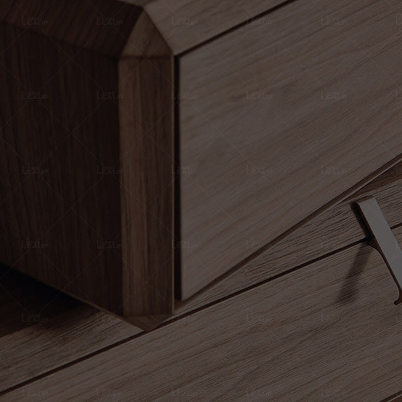 Moderna mesa de acento nocturno gabinete de madera maciza para dormitorio