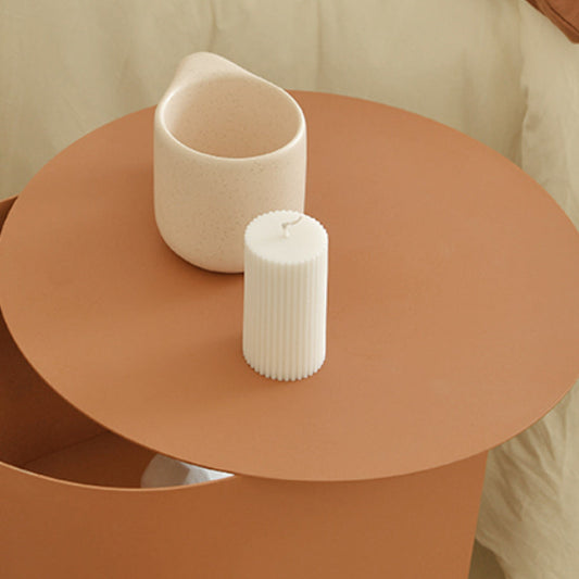 2 ripiani di accento tavolo da comodino tavolo da notte di ferro contemporaneo, 20 "di altezza