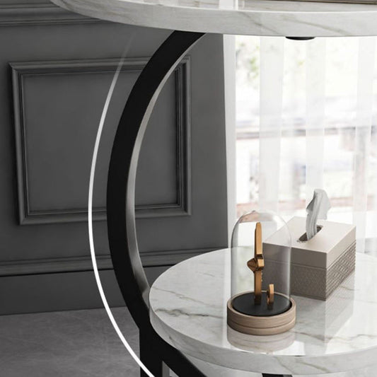 Technischer Holzbett Nachttisch offener Speicherakzentisch Nachttisch für Schlafzimmer