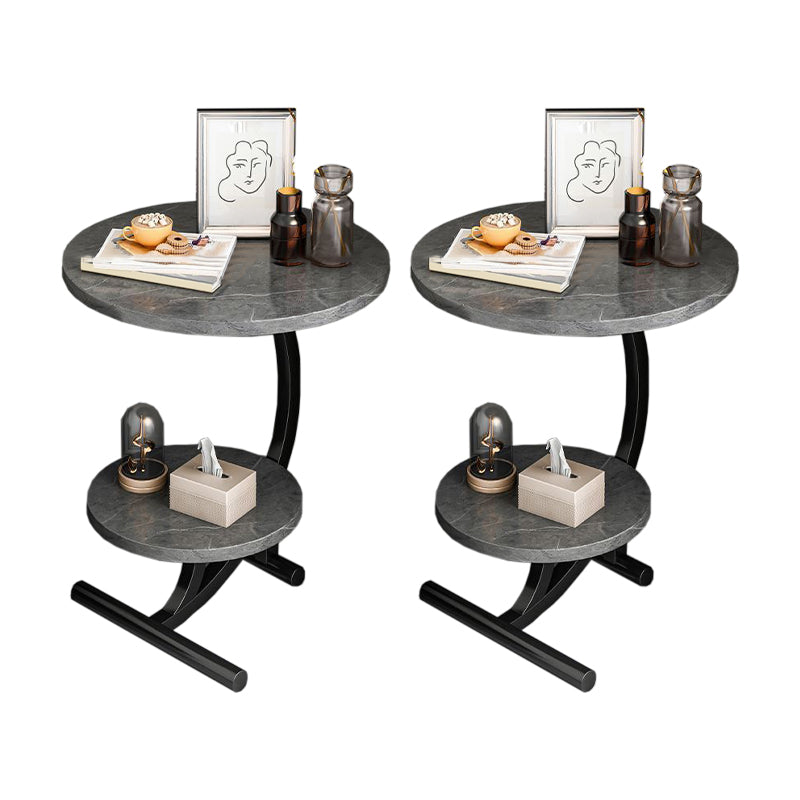 Technischer Holzbett Nachttisch offener Speicherakzentisch Nachttisch für Schlafzimmer