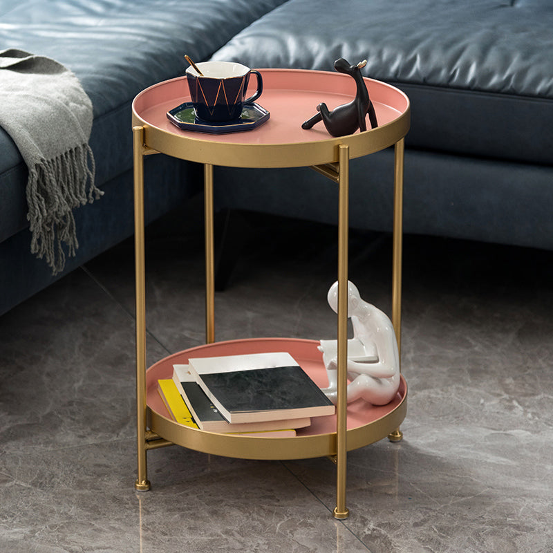 Open Storage Bed Nightstand Industrial Accent Table Nightstand for Bedroom Clearhalo 'Bedroom Furniture' 'furn' 'furn_night_stand' 'Furniture' 'night_stand' 'Nightstands' 6457599
