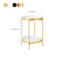 Open Storage Bed Nightstand Industrial Accent Table Nightstand for Bedroom Clearhalo 'Bedroom Furniture' 'furn' 'furn_night_stand' 'Furniture' 'night_stand' 'Nightstands' 6457630