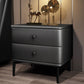 Solid Wood Nightstand Drawer Storage Bedside Cabinet for Bedroom Black 1 Piece Clearhalo 'Bedroom Furniture' 'furn' 'furn_night_stand' 'Furniture' 'night_stand' 'Nightstands' 6457663
