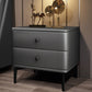 Solid Wood Nightstand Drawer Storage Bedside Cabinet for Bedroom Dark Gray 1 Piece Clearhalo 'Bedroom Furniture' 'furn' 'furn_night_stand' 'Furniture' 'night_stand' 'Nightstands' 6457665