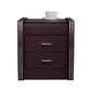Drawer Storage Bed Nightstand Modern Accent Table Nightstand for Bedroom Dark Coffee 1 Piece Clearhalo 'Bedroom Furniture' 'furn' 'furn_night_stand' 'Furniture' 'night_stand' 'Nightstands' 6457708