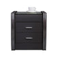 Drawer Storage Bed Nightstand Modern Accent Table Nightstand for Bedroom Black 1 Piece Clearhalo 'Bedroom Furniture' 'furn' 'furn_night_stand' 'Furniture' 'night_stand' 'Nightstands' 6457710