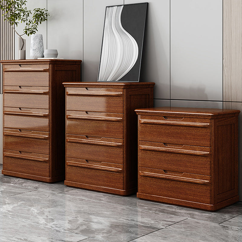 Contemporary Walnut Wood Storage Chest Bedroom Chest with Drawers Clearhalo 'Bedroom Furniture' 'Dressers & Chests' 'dressers_chests' 'furn' 'furn_dressers_chests' 'Furniture' 6457780