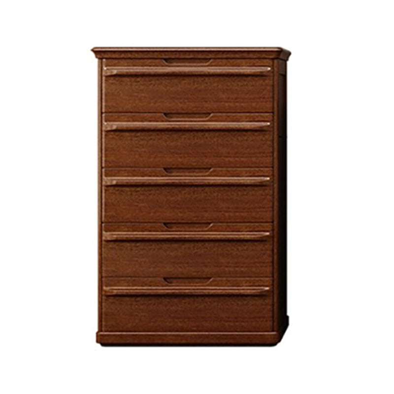 Contemporary Walnut Wood Storage Chest Bedroom Chest with Drawers 5 Clearhalo 'Bedroom Furniture' 'Dressers & Chests' 'dressers_chests' 'furn' 'furn_dressers_chests' 'Furniture' 6457781