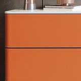 Contemporary Stone Bedroom Storage Chest Vertical Chest with Drawers