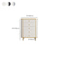 Glam Bedroom Chest Stone 16"Wide Storage Chest with Metal Legs Clearhalo 'Bedroom Furniture' 'Dressers & Chests' 'dressers_chests' 'furn' 'furn_dressers_chests' 'Furniture' 6457866