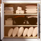 Moderne opbergkist van 13,26 inch breed, vervaardigd uit hout