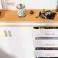 Moderne opbergkist van 13,26 inch breed, vervaardigd uit hout