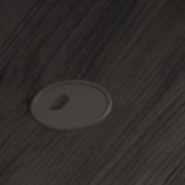 23.62 "W houten gaming bureau moderne gebogen computerbureau met stalen benen