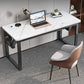 29.53 "H Industrial Computer Desk Antique Finish Gaming Desk met metalen benen