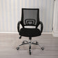 Modern Desk Chair in Black Mesh Ergonomic Computer Chair Mid-Back Chair with Wheels Clearhalo 'furn' 'furn_office_chair' 'Furniture' 'Office Chairs' 'Office Furniture' 'office_chair' 6459710