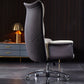 Modern White Managers Chair Adjustable Seat Height Executive Chair for Office Clearhalo 'furn' 'furn_office_chair' 'Furniture' 'Office Chairs' 'Office Furniture' 'office_chair' 6459725