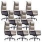 Modern White Managers Chair Adjustable Seat Height Executive Chair for Office 8 Piece Set Clearhalo 'furn' 'furn_office_chair' 'Furniture' 'Office Chairs' 'Office Furniture' 'office_chair' 6459726