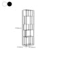Metal Etagere Bookshelf Industrial Etagere Bookcase with 5 Shelves