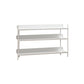 Industrial Etagere Bookshelf Metal Shelves Included Open Back Bookcase