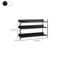 Industrial Etagere Bookshelf Metal Shelves Included Open Back Bookcase