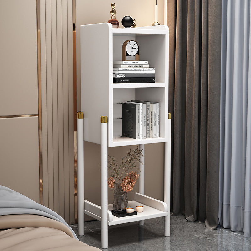 Standard Contemporary Bookcase Wooden Closed Back Bookshelf with Shelves White Clearhalo 'Bookcases' 'furn' 'furn_bookcases' 'Furniture' 'Office Furniture' 6460111