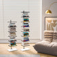 Etagere Metal Bookshelf Contemporary Open Back Bookcase with Shelves