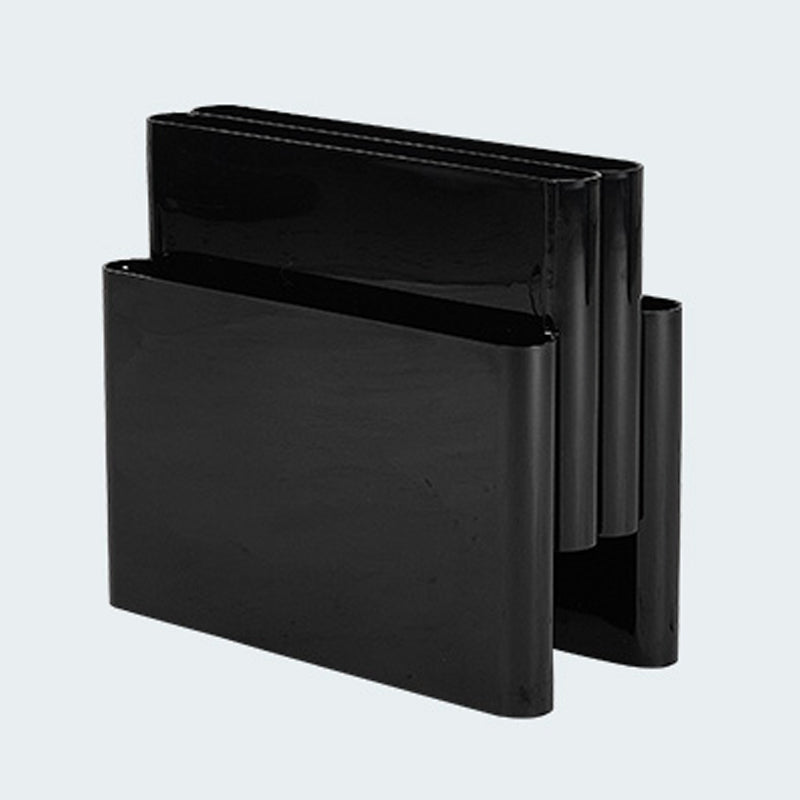 Contemporary Antique Finish Shelf Bookcase Plastic Book Shelf