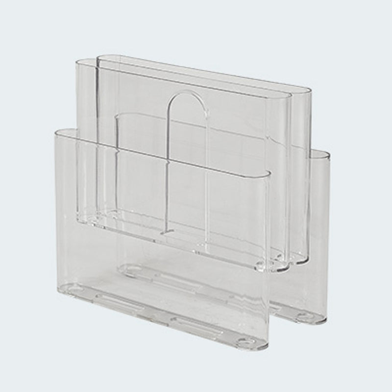 Contemporary Antique Finish Shelf Bookcase Plastic Book Shelf