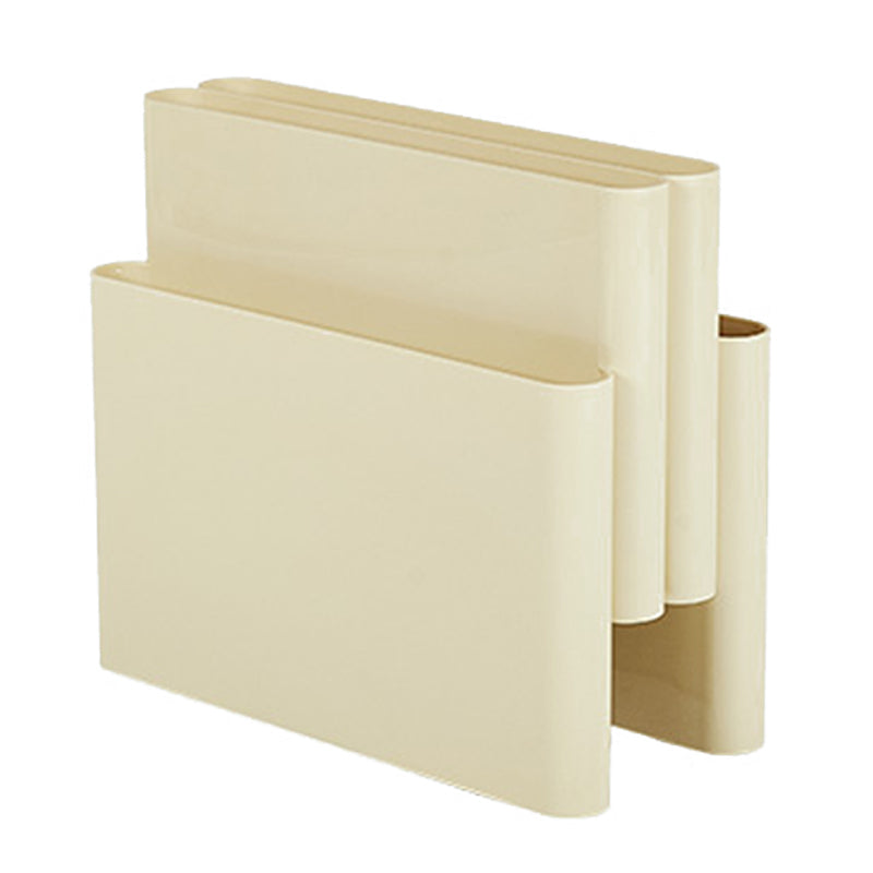 Contemporary Antique Finish Shelf Bookcase Plastic Book Shelf