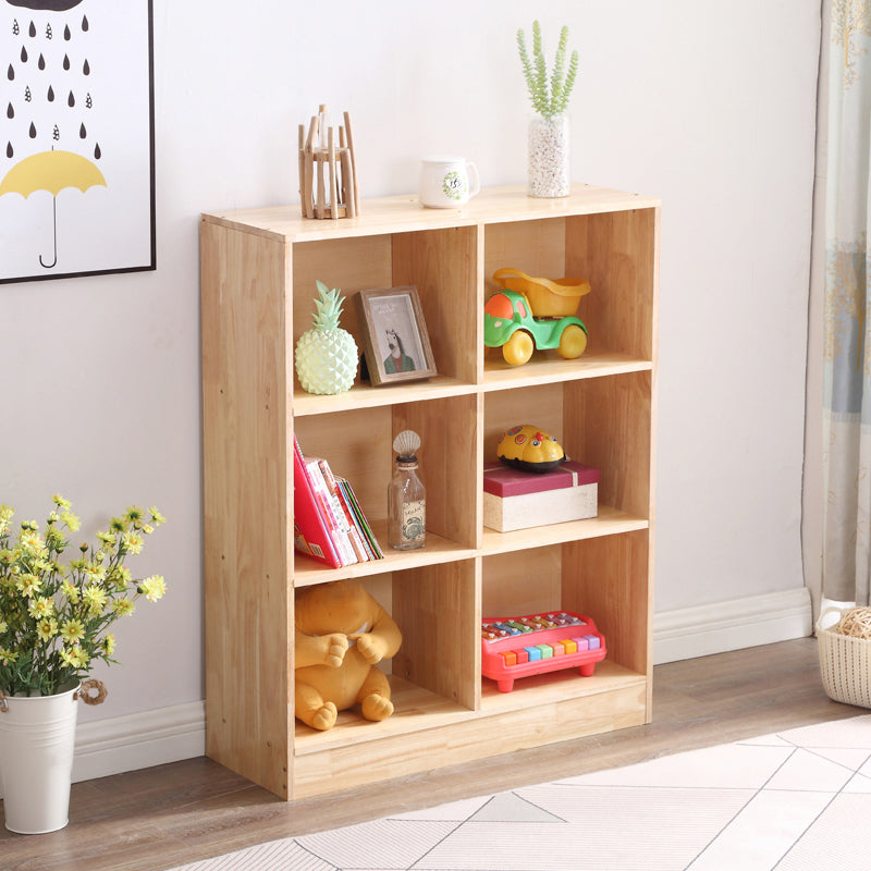 Contemporary Standard Bookshelf Wooden Natural Bookcase with Shelves 4 Clearhalo 'Bookcases' 'furn' 'furn_bookcases' 'Furniture' 'Office Furniture' 6460154