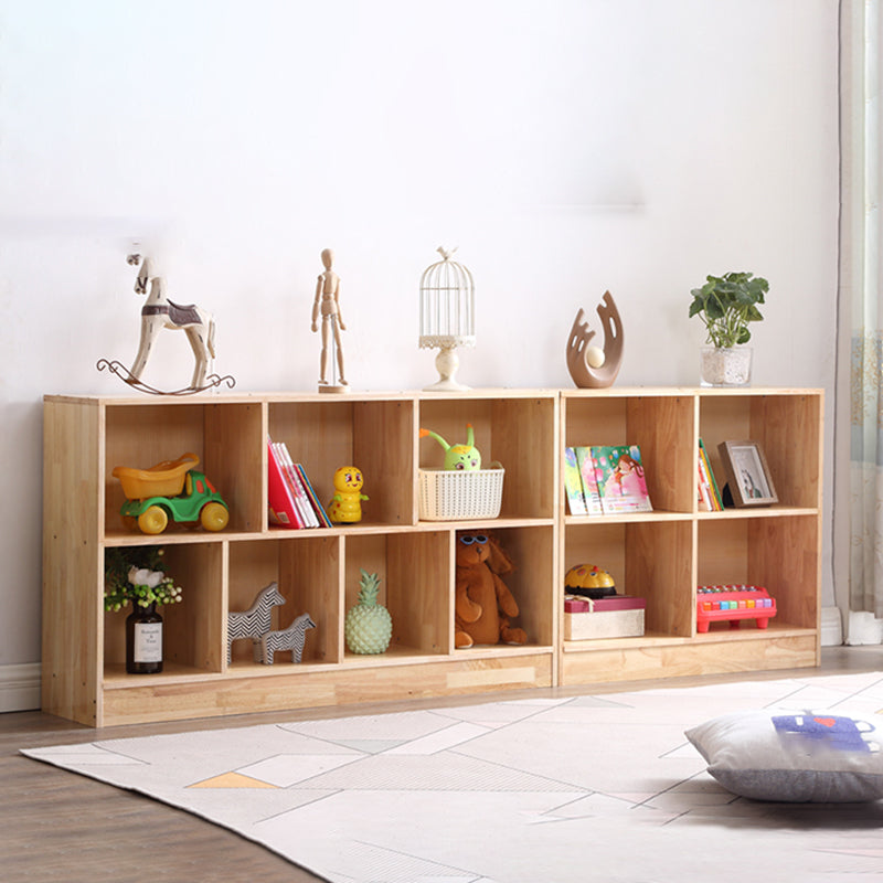 Contemporary Standard Bookshelf Wooden Natural Bookcase with Shelves Clearhalo 'Bookcases' 'furn' 'furn_bookcases' 'Furniture' 'Office Furniture' 6460157