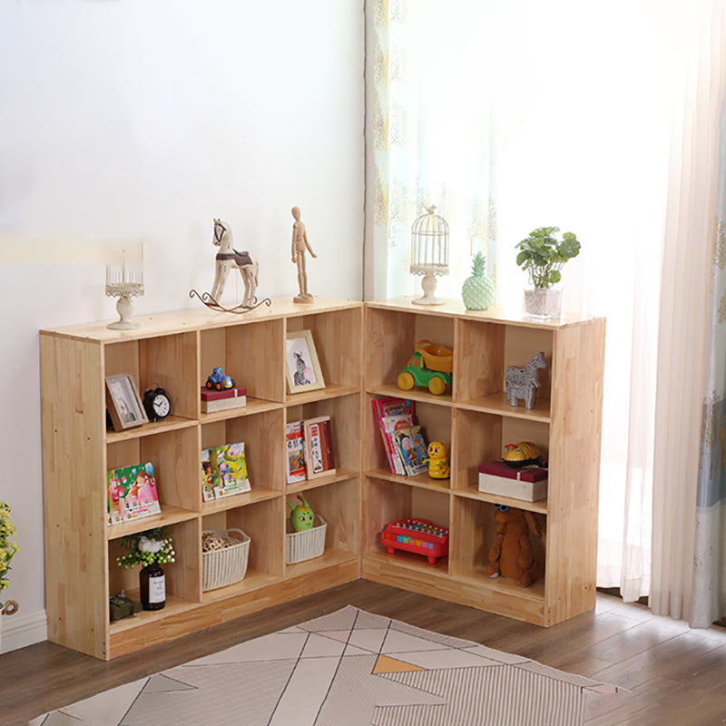 Contemporary Standard Bookshelf Wooden Natural Bookcase with Shelves Clearhalo 'Bookcases' 'furn' 'furn_bookcases' 'Furniture' 'Office Furniture' 6460159
