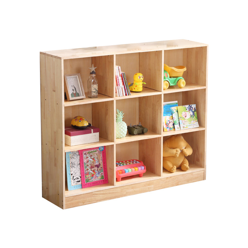 Contemporary Standard Bookshelf Wooden Natural Bookcase with Shelves Clearhalo 'Bookcases' 'furn' 'furn_bookcases' 'Furniture' 'Office Furniture' 6460161