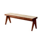 14.82-inch Width Solid Wood Bench Tropical Rectangle Seating Bench Clearhalo 'Benches' 'Chairs & Seating' 'furn' 'furn_benches' 'Furniture' 'Living Room Furniture' 6460216