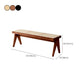 14.82-inch Width Solid Wood Bench Tropical Rectangle Seating Bench Clearhalo 'Benches' 'Chairs & Seating' 'furn' 'furn_benches' 'Furniture' 'Living Room Furniture' 6460223