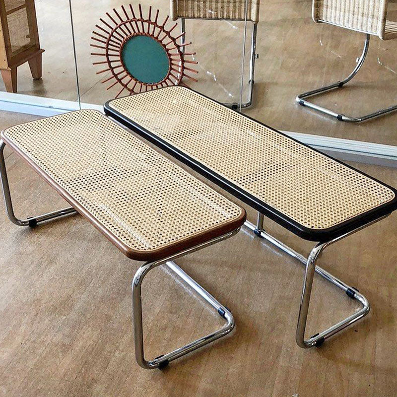 17.55-inch Width Bedroom Bench Tropical Rectangle Seating Bench Clearhalo 'Benches' 'Chairs & Seating' 'furn' 'furn_benches' 'Furniture' 'Living Room Furniture' 6460225