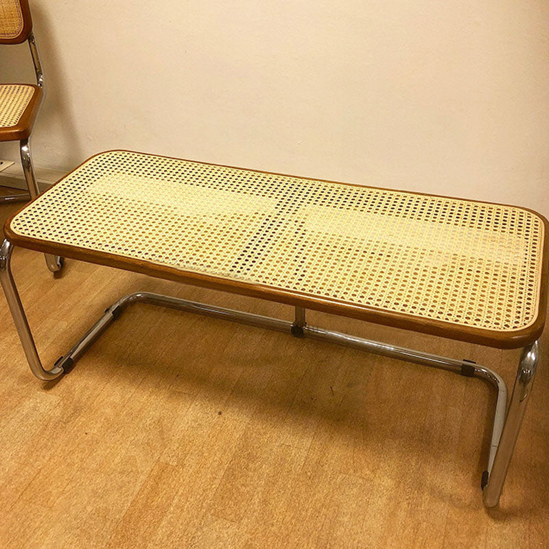 17.55-inch Width Bedroom Bench Tropical Rectangle Seating Bench Clearhalo 'Benches' 'Chairs & Seating' 'furn' 'furn_benches' 'Furniture' 'Living Room Furniture' 6460235