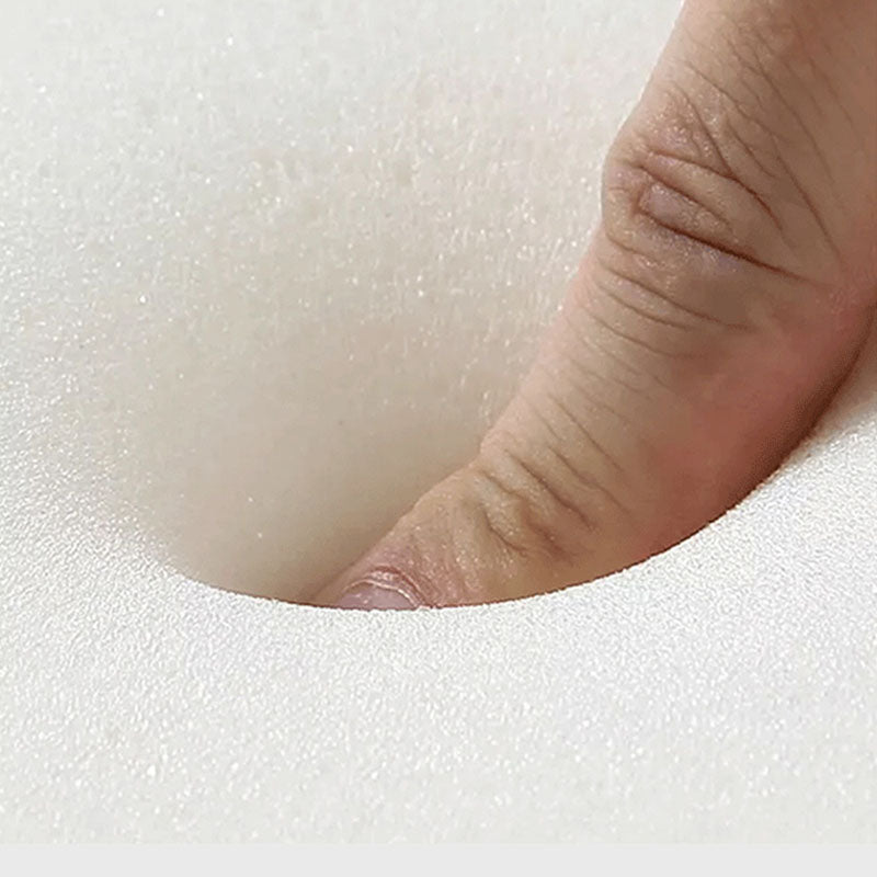 Contemporary Upholstered Bench Oval 17.7" Height Bedroom Bench with Legs Clearhalo 'Benches' 'Chairs & Seating' 'furn' 'furn_benches' 'Furniture' 'Living Room Furniture' 6460261