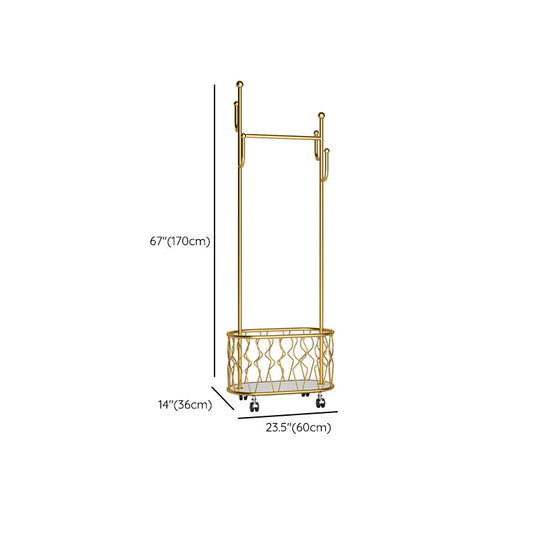 Moderner Kleiderbügel freistehender metallischer Kleidungsständer für Wohnzimmer
