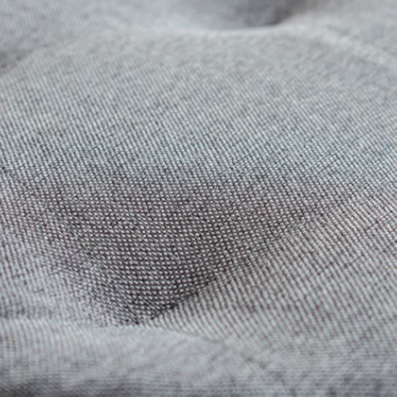 Contemporary Pouf Ottoman Fabric Upholstered Tufted Solid Color Cylinder Shape Ottoman Clearhalo 'furn' 'furn_ottomans_poufs' 'Furniture' 'Living Room Furniture' 'Ottomans & Poufs' 'ottomans_poufs' 6460516