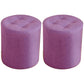 Contemporary Pouf Ottoman Fabric Upholstered Tufted Solid Color Cylinder Shape Ottoman 13"L x 13"W x 14"H Violet 2 Piece Set Clearhalo 'furn' 'furn_ottomans_poufs' 'Furniture' 'Living Room Furniture' 'Ottomans & Poufs' 'ottomans_poufs' 6460552