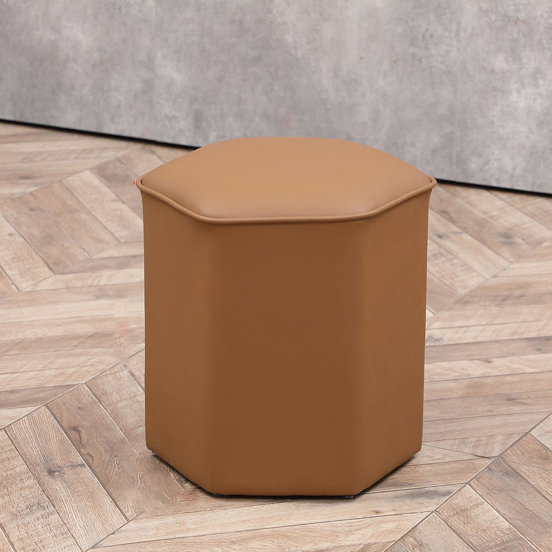 Rode moderne pouf waterbestendige specialiteiten voetkruk voor woonkamer