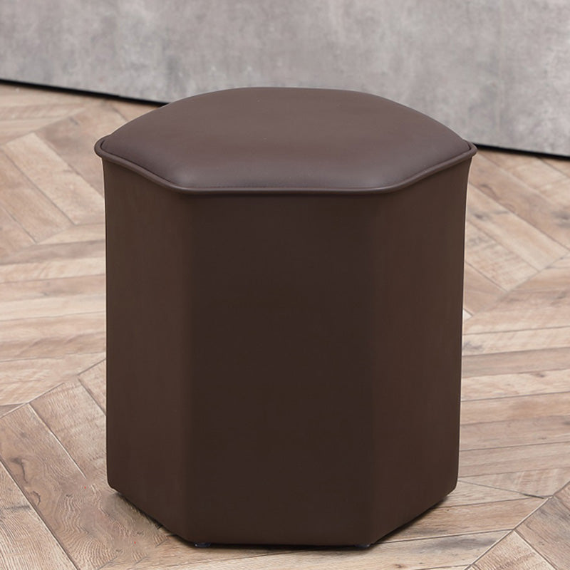 Rode moderne pouf waterbestendige specialiteiten voetkruk voor woonkamer