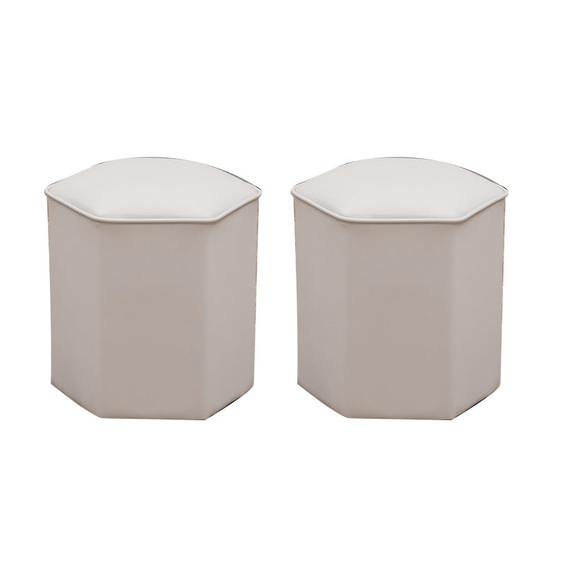 Rode moderne pouf waterbestendige specialiteiten voetkruk voor woonkamer