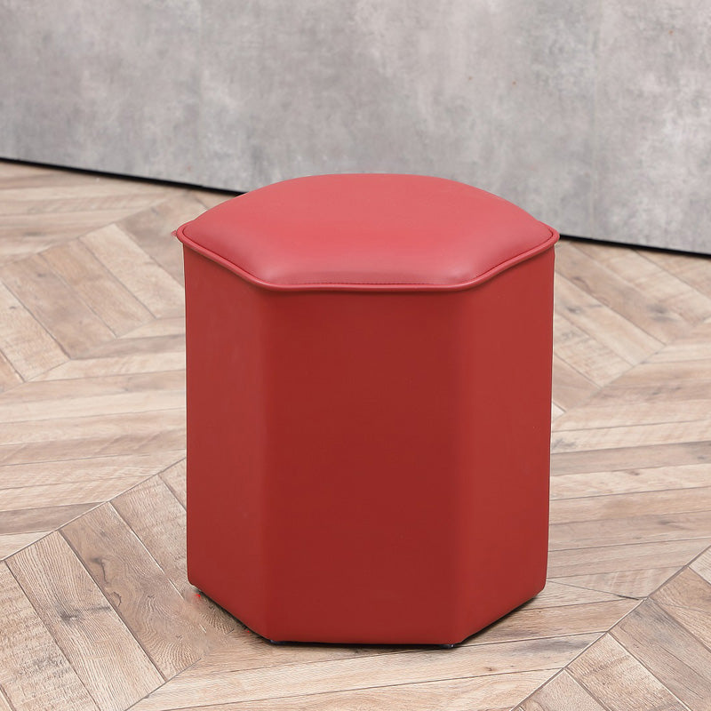 Tabouret de pied de spécialité rouge moderne de pouf moderne pour le salon