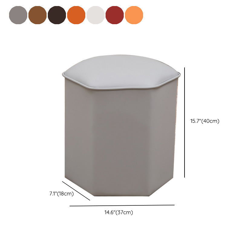 Tabouret de pied de spécialité rouge moderne de pouf moderne pour le salon