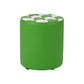 Contemporary Pouf Ottoman Faux Leather Tufted Square Pattern Cylinder Shape Ottoman 12"L x 12"W x 14"H Green 1 Piece Clearhalo 'furn' 'furn_ottomans_poufs' 'Furniture' 'Living Room Furniture' 'Ottomans & Poufs' 'ottomans_poufs' 6460692